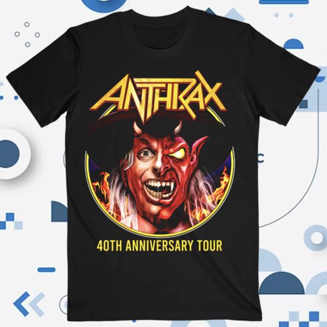 Preacher Devil '23 Itin New T Shirt Anthrax Merch Shop