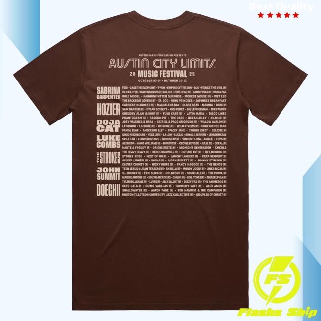 ACL Festival Rattler Lineup T Shirt (Online Exclusive) Austin City Limits Music Festival