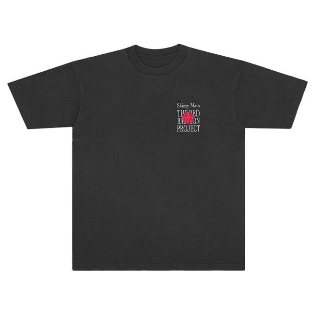 Official Skizzy Mars Red Balloon Black Tee SkizzyMars