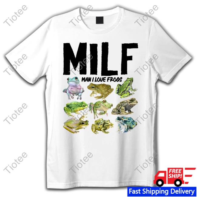 Vinny Thomas Man I Love Frogs Tee Shirt