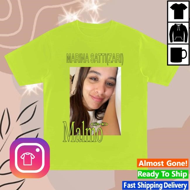 Official Marina Satti Malmö Lime Shirt 2025