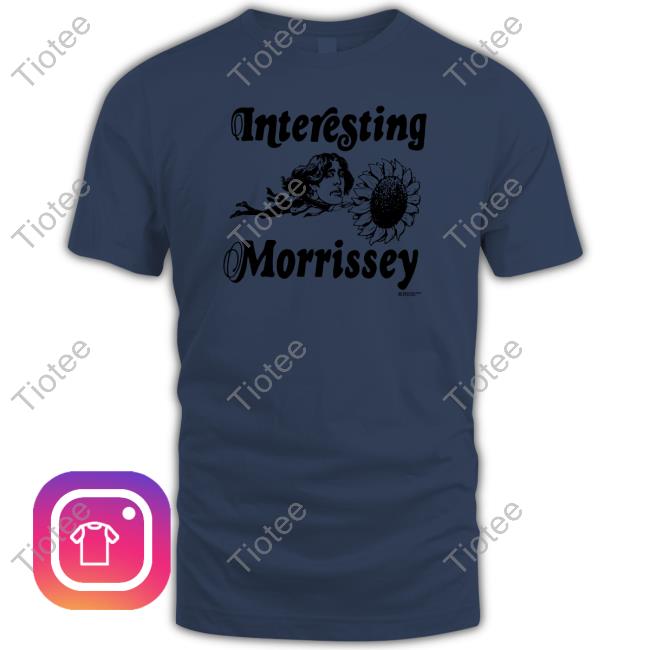 Interesting Morrissey Shirt