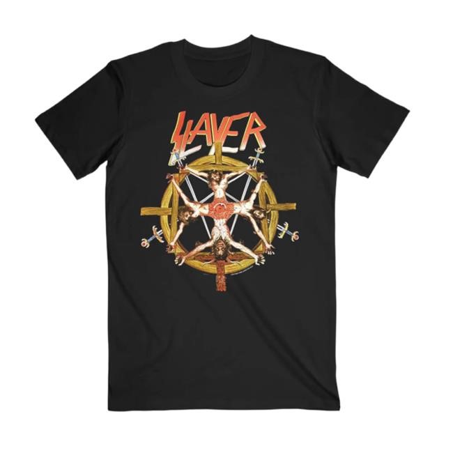 Slayer Crucifixion Wheel Tee – Slayer Store Merch