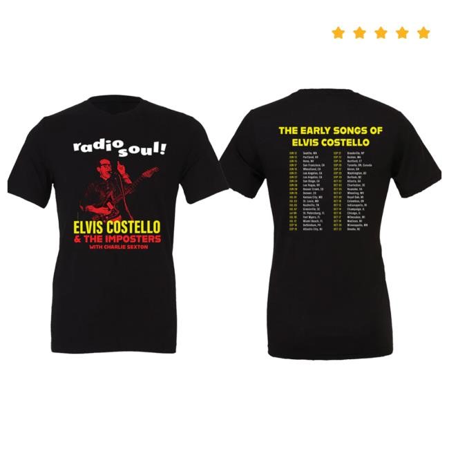 Hello Merch Official Merch Elvis Costello Radio Soul Tee HelloMerch