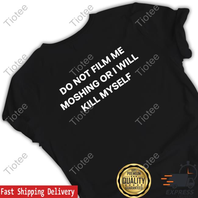 Glassjawtism Do Not Film Me Moshing Or I Will Kill Myself Tank Top
