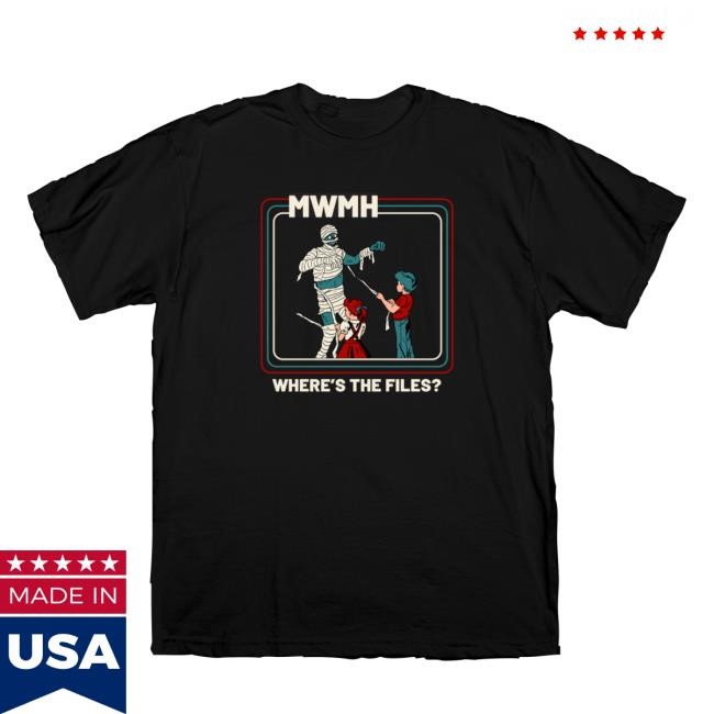 Murder With My Husband Shop Merch Where's The Files Shirt