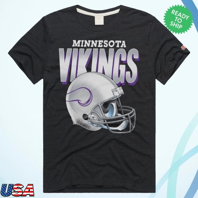 Minnesota Vikings Gradient Helmet Shirt Homeage – | Minnesota Vikings Official | NFL Football