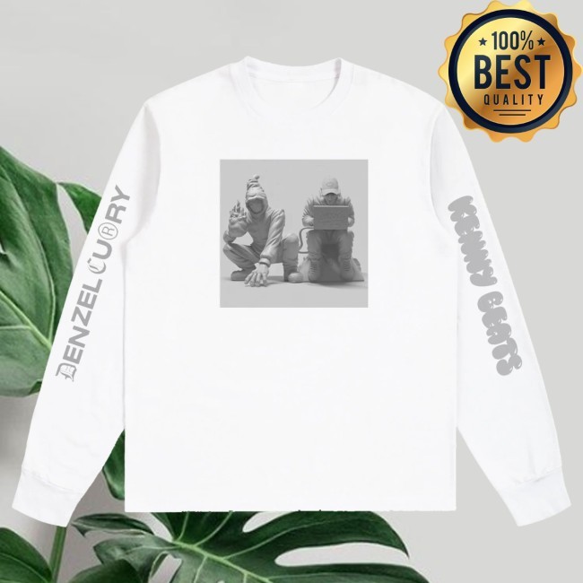 Denzel Curry Denzel Curry & Kenny Beats - Unlocked 1.5 White L/S Shirt