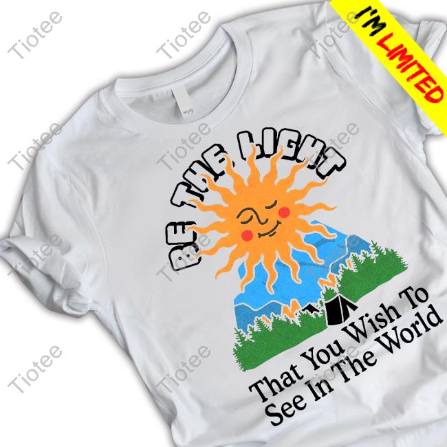 Sidewalk Flowers Merch Be The Light That You Wish To See In The World Hoodie