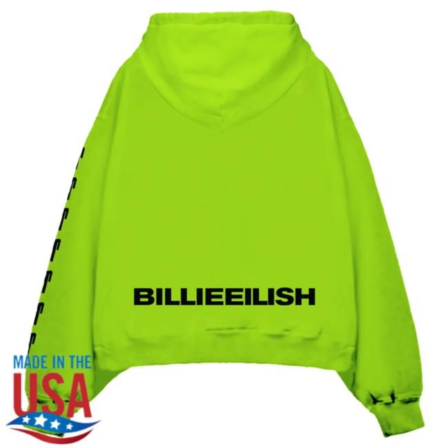 Official Billie Eilish Shop Repeat Blohsh Green Hoodies BillieEilish