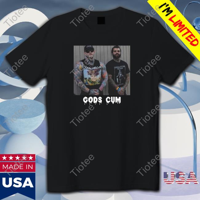 Gifts For Goths Merch Official Gods Cum Shirt