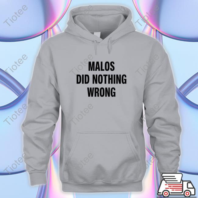 Official David Menkin Malos Did Nothing Wrong T Shirt Xenoversary