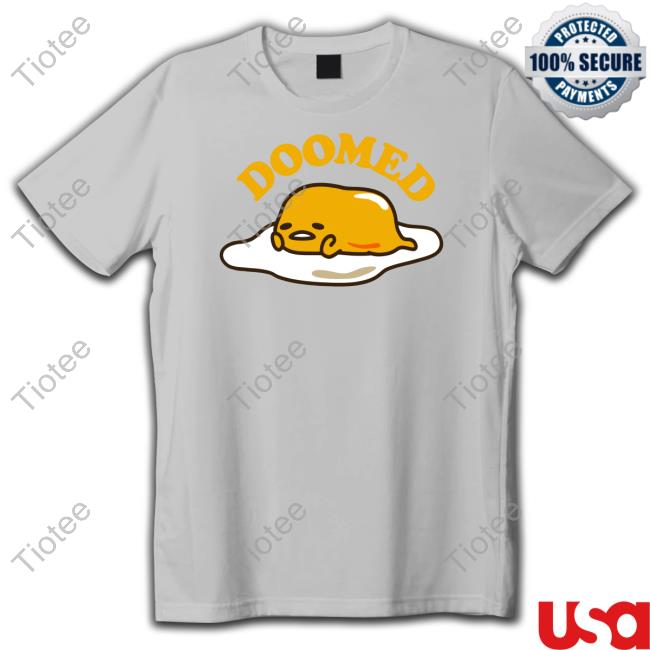 Official Gudetama Merch Gudetama Sanrio Original Doomed Hoodie