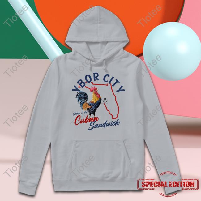 Bull Ward Ybor City Home Of The Cuban Sandwich Hoodie