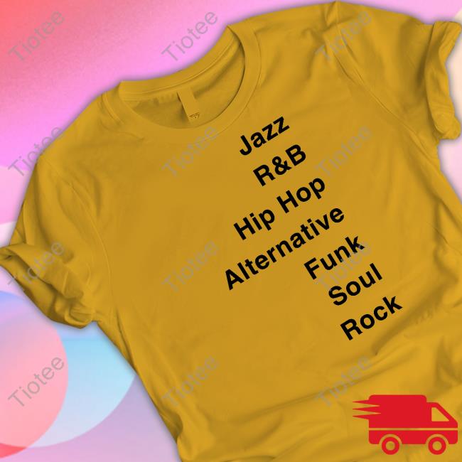 Robert Glasper Wearing Jazz R&B Hip Hop Alternatvie Funk Soul Rock Tee