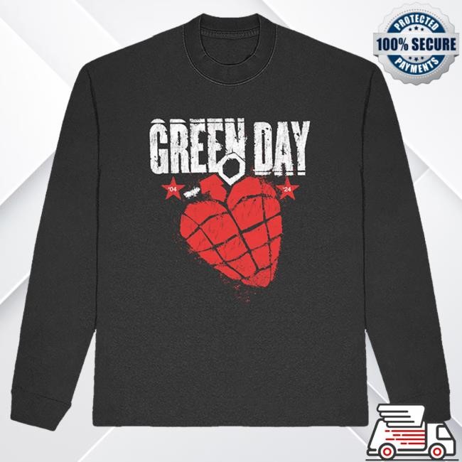Greenday 20 Years Of Idiot LS Shirt Greenday 20 Years Of Idiot Long Sleeve Shirt