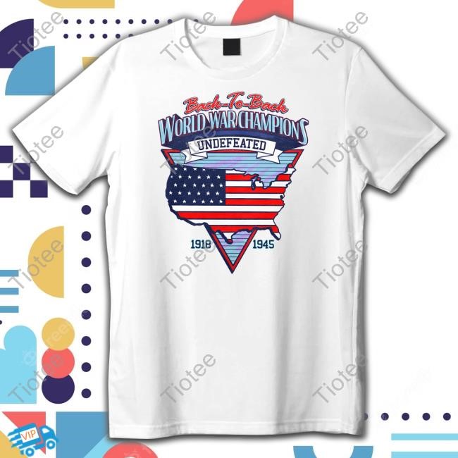 Shitheadsteve Store Back To Back World War Champios Undefeated 1918-1945 Tank Top