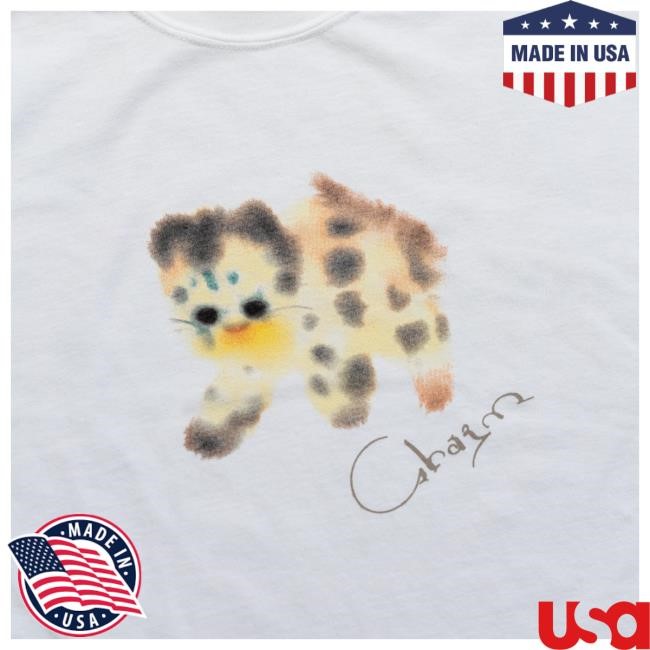 Official Clairo Merch Store Clairo Charm Cat Hot Shirt (White)