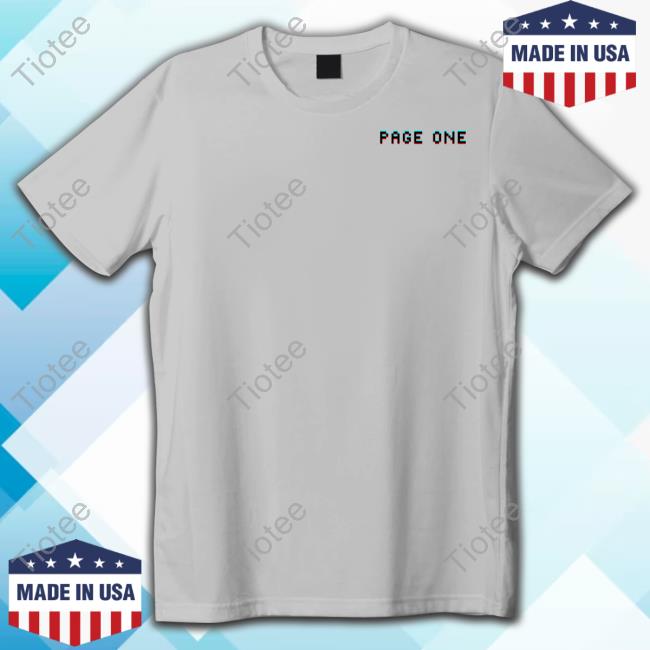 Pageonegg Page One Logo Tee Shirt