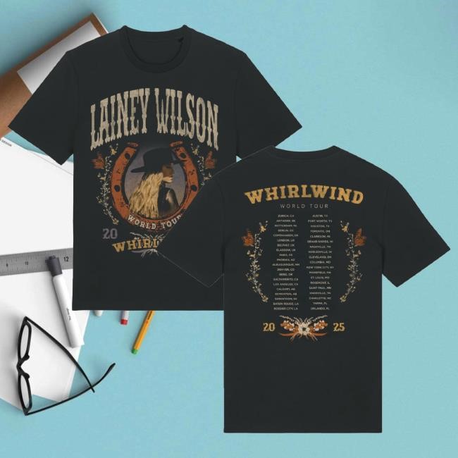 Official Lainey Wilson Merch Store Lainey Wilson Horseshoe Tour New Shirt