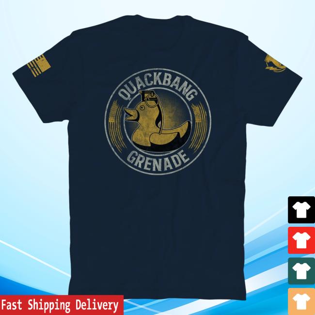 Official The Fat Electrician Merch Bunker Branding Quackbang Shirt 2024 Navy