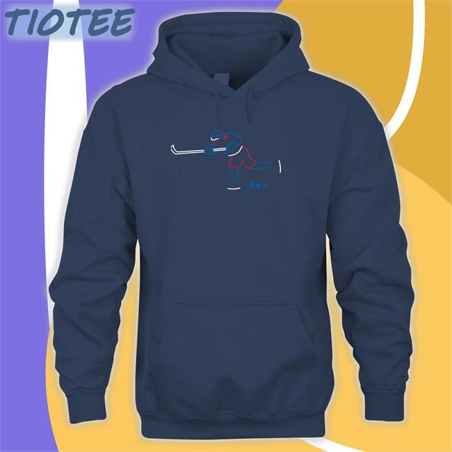 BreakingT Mika Zibanejad Neon Mika Shirt Mika Zibanejad Neon Mika T-Shirt
