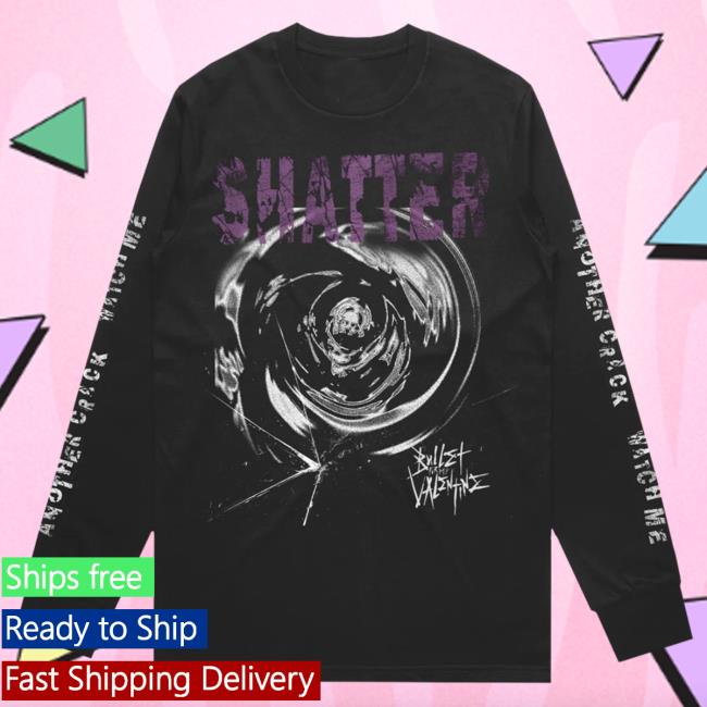 Shatter Swirl Black Longsleeve Shirt New