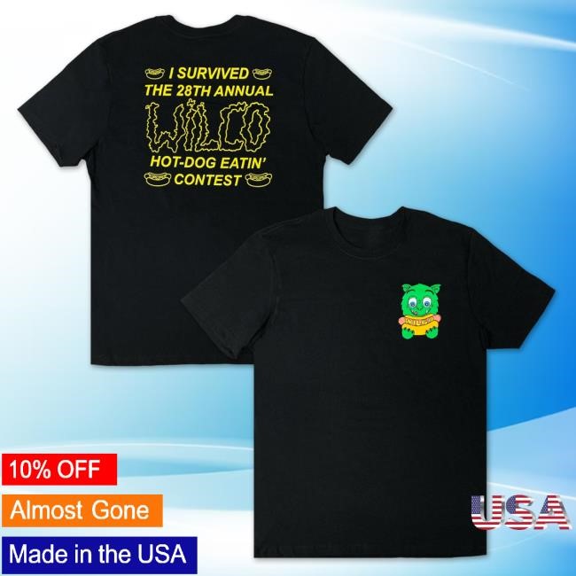 Official Wilco Merch Shop Hot Dog Shirt 2024 – Wilco Store