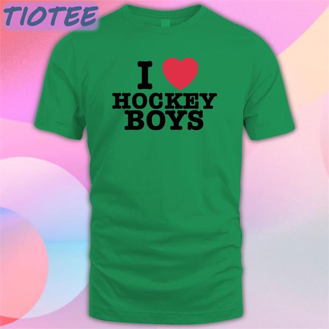 Moximimi I Love Hockey Boys Tee