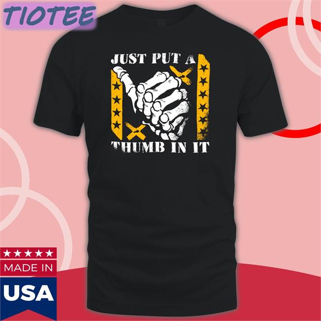 Kentucky Ballistics Merch Kb Just Put A Thumb In It Halloween Shirt Bunkerbranding