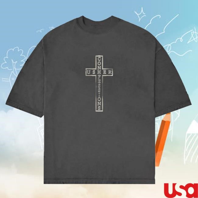 Shop Usher World Usher Confessions Cross Shirt 2024