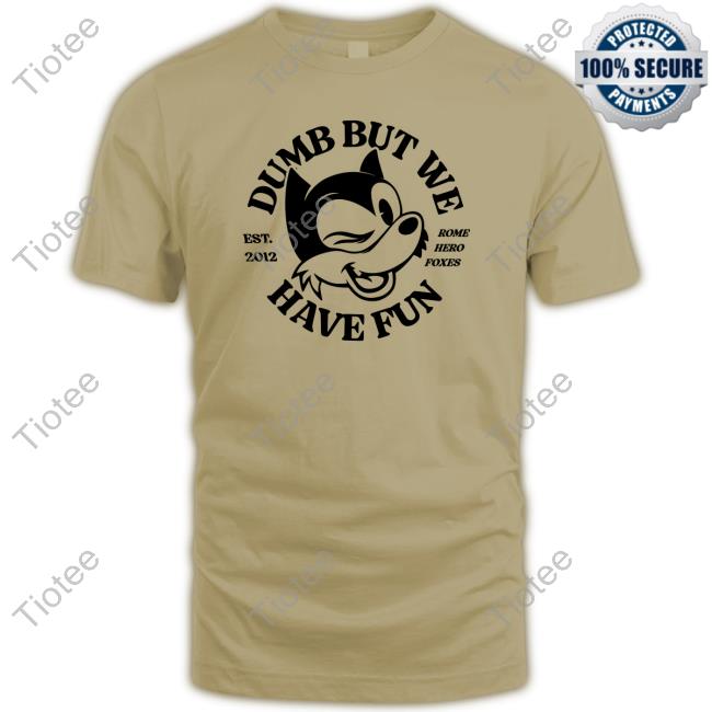 Romeherofoxes Dumb But We Have Fun Shirts