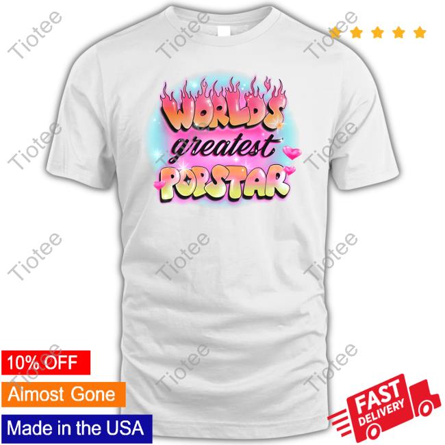 Official Chappell Roan Merch Worlds Greatest Popstar Hoodie