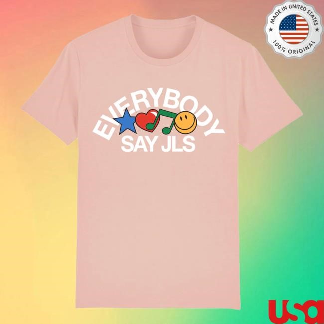 Everybody Say Jls Tour Dates Pink Shirt – JLS Merch