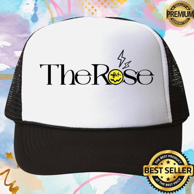 The Rose Logo Printed Trucker Cap