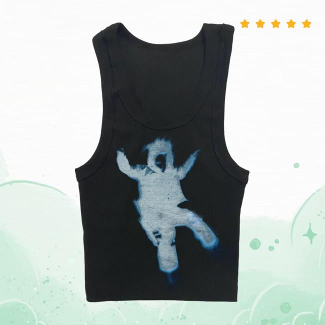 Official Billie Eilish Merch Store Falling Ribbed Tank Vintage Shirt Billie Eilish Shop Hit Me Hard and Soft Clothing