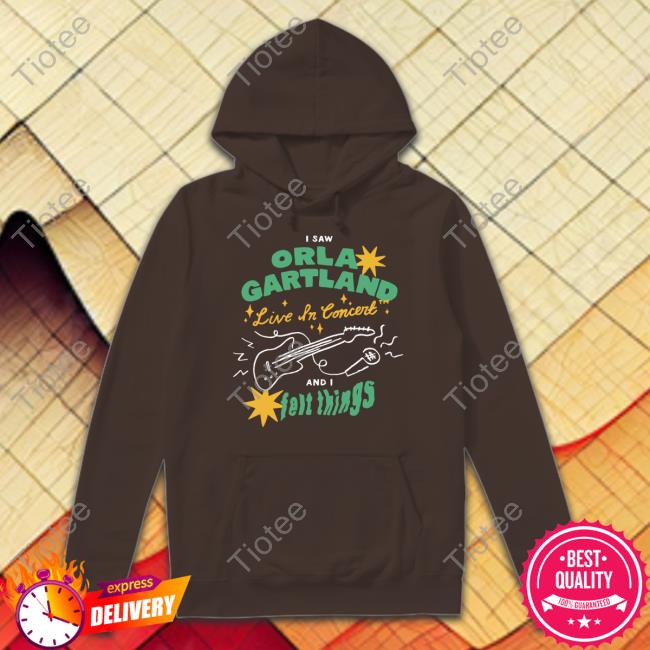 Orla Gartland Store I Saw Orla Gartland Live In Concert And I Felt Things Tee Shirt