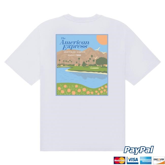 Graphic Style The American Express Bermuda Poster Tee Malbon Course New Malbon The American Express Bermuda Poster Tee Artwork Series