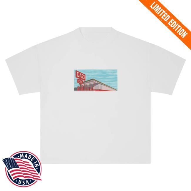 Official Fugazi Gazi Oil Shirt New White