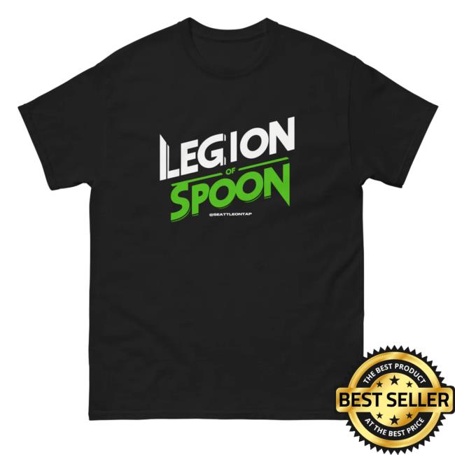 Official Sports On Tap Seattle Merch Legion of SPOON Seattle Football Hooded Sweatshirt