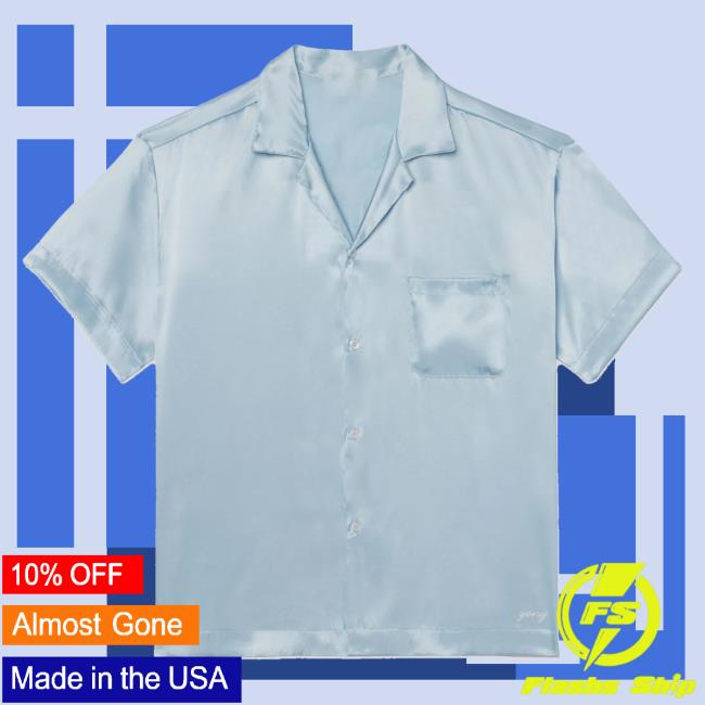 Official Niall Horan Merch Store The Show By Niall Horan Light Blue Button T-Shirts NiallHoran Shop