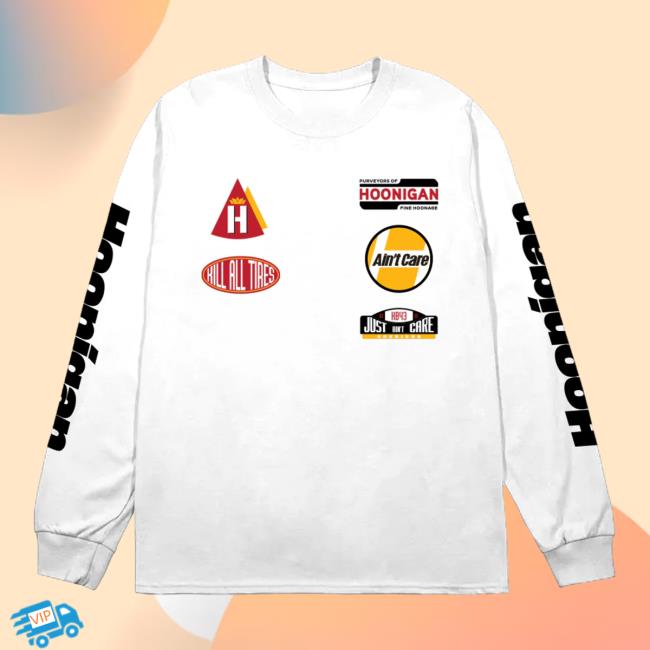 Official Hoonigan Pace-Notes Long Sleeve Tee