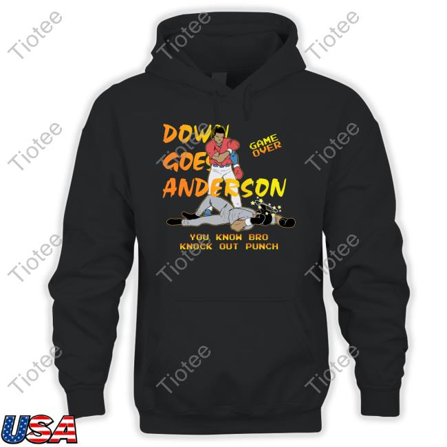 Down Goes Anderson Jose Ramirez Vs Tim Anderson Shirt