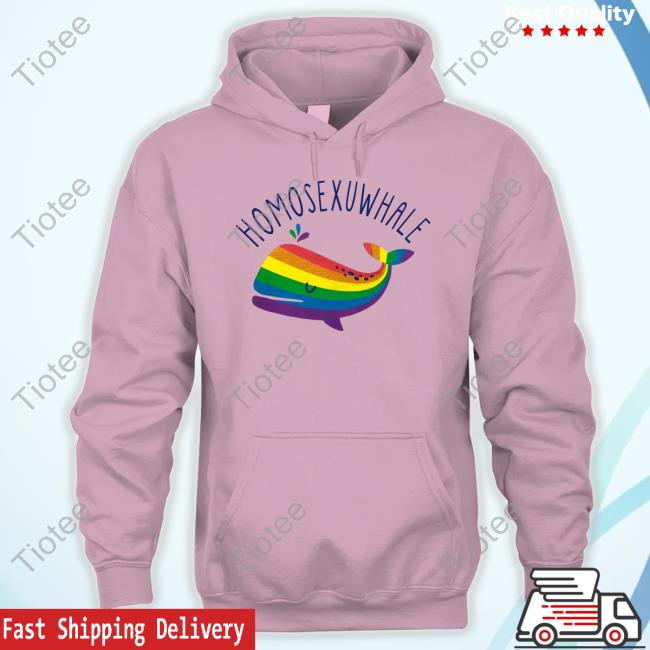 Pride Whale Homosexuwhale Tee Shirt