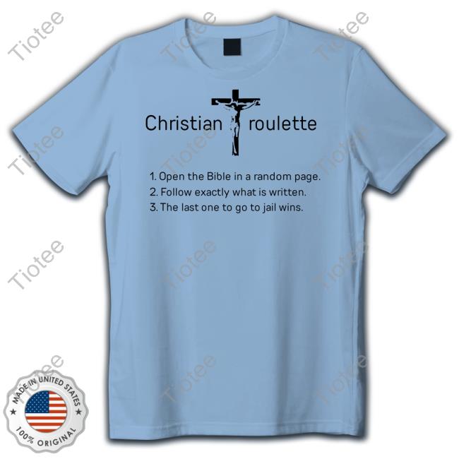Daretowear Christian Roulette Open The Bible In A Random Page T-Shirt