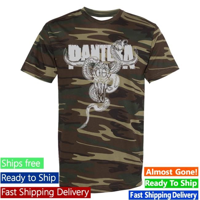 Official Pantera Merch Store Shop 2024 Tour Camo T-Shirts