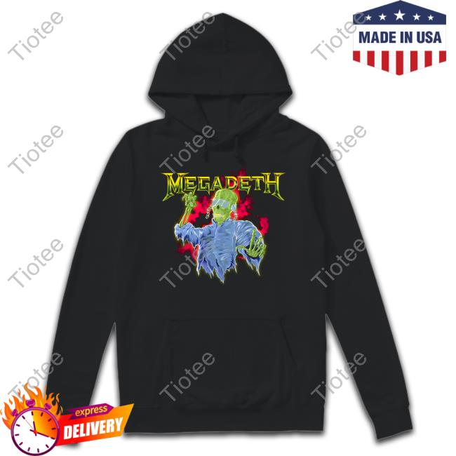 Official Megadeth Black Vic Ghoul Hoodie