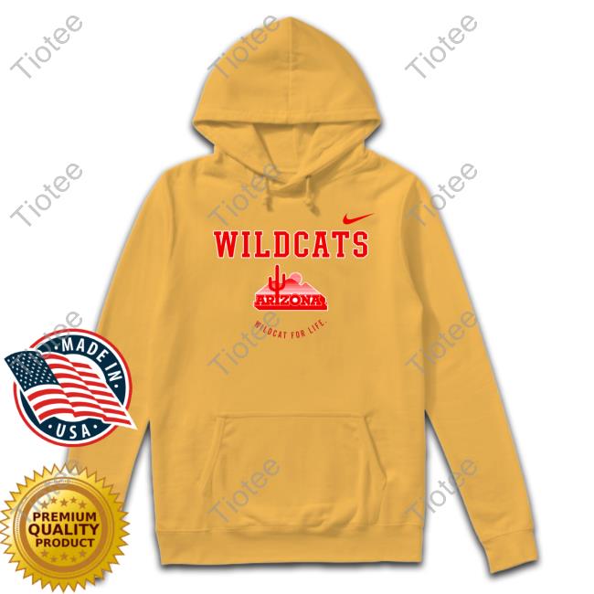 Wildcats Arizona Wildcat For Life Sweatshirt Scooby Wright III Wildcats Arizona Wildcat For Life Long Sleeve Tee Shirt Scooby Wright III