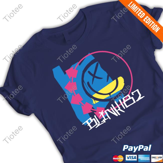 Official Blink 182 OG Smiley Shirts
