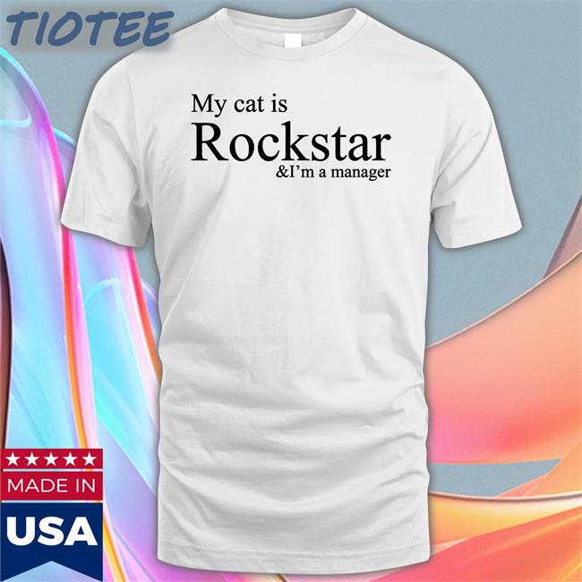 V Bts My Cat Is Rockstar And I’M A Manager New Shirt